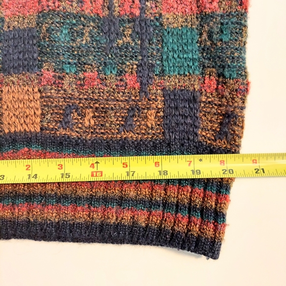 Vtg Maglificio Colorweave Sweater Mens M Wool Mohair Italy Pullover - Picture 9 of 10